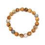 Palo Santo Bracelet: Crazy Lace Agate Brilliance